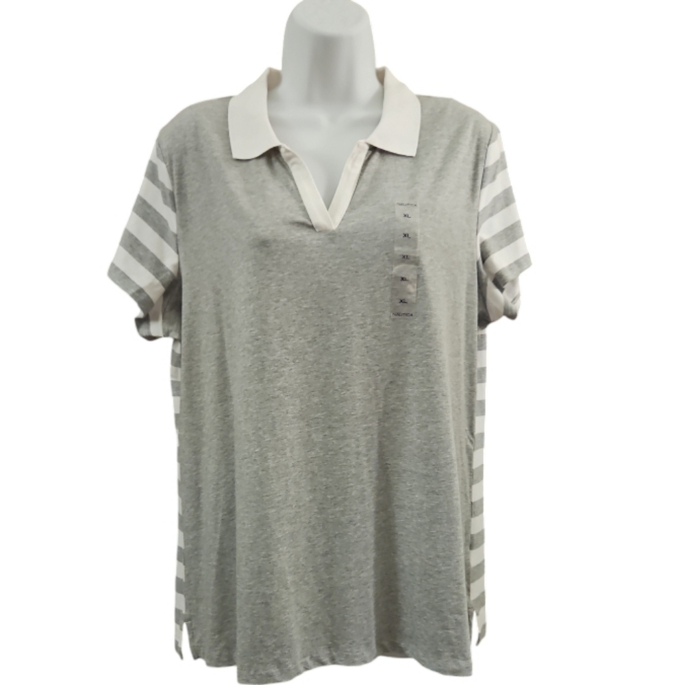 NAUTICA Split Collar Polo Shirt - XL